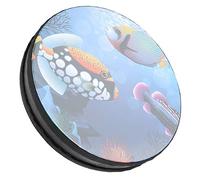Dilwe Tamburo a Mano Ocean Wave per Bambini con Morbido Effetto Sonoro del Mare