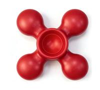 Dilwe Tappetino Antiscivolo per Violoncello, 7,5 X 7,5 X 2, Cm Tappetino in Gomma per Protezione del Pavimento per Violoncello, per Mantenere la stabilità (rosso)