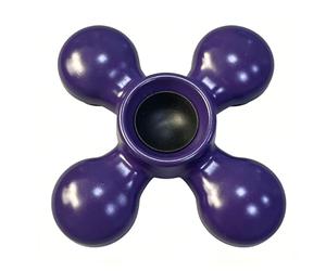 Dilwe Tappetino Antiscivolo per Violoncello, 7,5 X 7,5 X 2, Cm Tappetino in Gomma per Protezione del Pavimento per Violoncello, per Mantenere la stabilità (PURPLE)