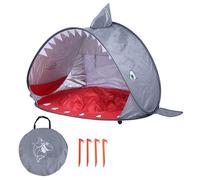 Dilwe Tenda da Spiaggia, Tenda da Spiaggia Pop-up Portatile Antivento con Picchetti da Terra per Picnic in Campeggio All'aperto