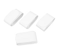 Dilwe Testa di Protezione a Testa di Racchetta Tennis Racquet Wrap 4pcs Adesivo di Protezione del Telaio PU con Materiale Elastico Morbido per Attrezzatura Sportiva