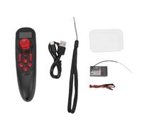 Dilwe Trasmettitore e Ricevitore RC Trasmettitore e Ricevitore 2.4G a 6 con Batteria da 1500 MAh per Droni Auto Barche RC