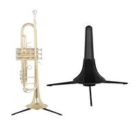 Dilwe Tromba di Treppiede, Treppiede Pieghevole, Supporto in Metallo a 3 Gambe e Accessori per Strumenti del Supporto Leggero e Compatta Base Pieghevole Stabile con, la Base di Gamba in Metallo può