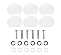 Dilwe Tuning Pegs Machine Heads Bottoni in Acrilico per Chitarra 6 PCS/Set (1)