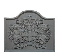 Dim 55x45 Lastra decorata ghisa LEONE per camino termo camini stufe by LUNAWAY