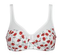 Dim Armatures Generous Coton Bio x1 Reggiseno, Imprimé Poppy, 4^D Donna