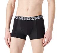 DIM Boxer 3D Flex Air Traspirabilità Uomo x2, Nero/Grigio Perla, L