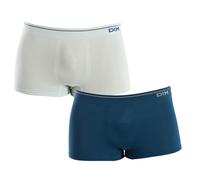 Dim Boxer Cotone Seamless Uomo x2, Bleu Pale/Bleu Charon, 3XL