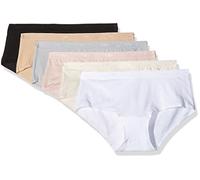 DIM Boxer donna set da 6 | Les Pockets Cotone Ecodim Confortevole e morbido | Cintura invisibile | Finiture extra piatte | Multicolore, Pacchetto base, S