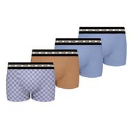 DIM Boxer Fashion in Cotone Elasticizzato Bambino x4, Pacchetto Scacco Matto, 6 Anni