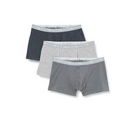Dim Boxer in Cotone Elasticizzato Traspirante da Uomo x 3, Acciaio/Grigio Scuro/Grigio Granito, M