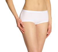 DIM Boxer Les Pockets Ecodim in Cotone con Finiture Piatte Donna x3, Bianco/pelle/nero, M