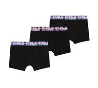 DIM Boy - Boxer Ecodim cotone elasticizzato x3 | Cintura con logo DIM | Comfort elasticizzato | Stile moderno, Nero, 14 anni