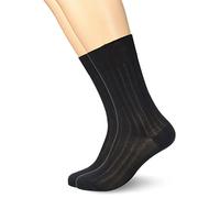 Dim - Fil D'Ecosse Mi-Chaussettes Homme X2 Nero - Calze e collant - Taglia 39 - 42 39 - 42 Nero