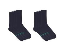 Dim Chaussettes Homme Good X4 Calze, Blu Marino, 43-46 (Pacco da 4) Uomo
