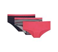 DIM Confezione da 3 Pantaloni Culotte da Donna in Cotone con Tasche D4C20 | Slip da donna, modello culotte, elastico in vita, copertura media, vestibilità comoda, perfetti per l'uso quotidiano.