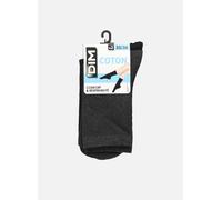 Dim - Coton Mi-Chaussettes X2 Grigio - Calze e collant 39 - 42 Grigio