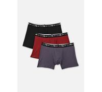 DIM Set di 3 boxer da uomo| Cotone elasticizzato traspirante | Vestibilità ottimale | Senza etichetta, Grigio piombo/Rosso Cile/Nero, XXL