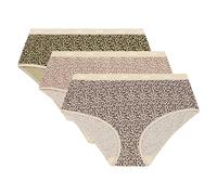 Dim Culotte Les Pockets in Cotone Colori e Fantasia Donna x3, Multicolore, S