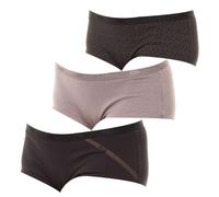 DIM Culotte Les Pockets in Cotone Colori e Fantasia Donna x3, Pacchetto logo nero, XL