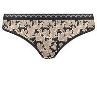 Dim Donna ILY Micro Tanga x1 | Invisible Underwear | Ultra Soft Microfibre | Lace Detail | Everyy Comfort | Finiture Piatte, Pittura Floreale, XL