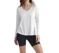 DIM Donna Maglietta Termica con Scollo a V - Manica Lunga x1 | Top Caldo e Traspirante | Secon Pelle Invernale | Look Femminile