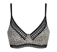 DIM Donna - Reggiseno sciarpa ily Micro C/A - x1 | Morbi microfibra | Forma moderna a triangolo | Sostegno invisibile | Finitura piatta in pizzo