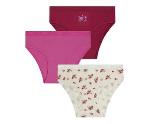 DIM Fille - Culottes Les Pockets Coton x3 | Ultra Douces & Confortables | Ceinture Élastiquée | Motifs Colorés