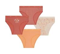 DIM Fille - Culottes Les Pockets Coton x4 | Ultra Douces & Confortables | Ceinture Élastiquée | Motifs Colorés