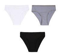 DIM Girl - Les Pockets Ecodim Cotton x3 | Ultra morbido e confortevole | Cotone ed elastan | Libertà di movimento, Bianco, 10 anni