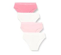 DIM Girl - Les Pockets Ecodim Cotton x4 | Ultra Soft & Stretch | Fun Designs | Everyday Comfort , Madreperla/rosa/fucsia/perla, 8 anni