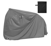 Dim Gray Dim Grigio Solido Colore puro Pianura Impermeabile Outdoor Bike Cover con Fori di Blocco Anti Polvere Pioggia Neve UV Storage Copertura Moto Adatto per la maggior parte dei funda para bicieta