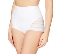 DIM Guaina a Vita Alta Diam's Control Medium Effetto Pancia Piatta Donna x1, Bianco, XXS
