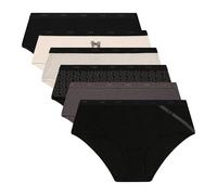 Dim Les Pockets in Cotone Elasticizzato Colorate X6 Boxer Donna (Pacco da 6)