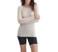 DIM Maglietta Donna in Cashmere a Manica Lunga con Scollo a Barca x1 | Top Caldo e Ultra Morbido | Ideale per l'inverno | Look Elegante