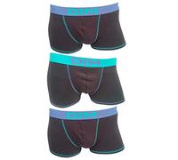 DIM Mix & Colors - Boxer da uomo, confezione da 3, colore: Nero, Nero , L