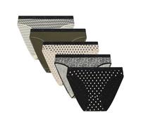 Dim Mutandine Mutandine Les Pockets x5 Donna, Multicolore, M