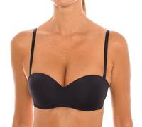 DIM Reggiseno Bandeau Senza Ferretto Donna x1, Nero, 80B
