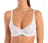 Dim Reggiseno donna Ily Lace con ferretto, pizzo floreale traforato, sostegno - Bianco 90C