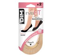 DIM Salvapiedi Ballerine Speciali Invisifit Donna x2, Naturale, S-M