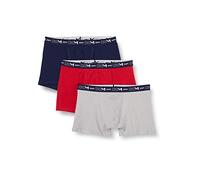Dim Boxer da uomo Coton Stretch X3 - Cotone elasticizzato - Blu denim/rosso/topazio/acciaio XL