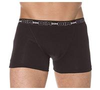 DIM Boxer in Cotone Elasticizzato Traspirante Supporto Ottimale Uomo x3, Nero/Grigio/Bianco, M
