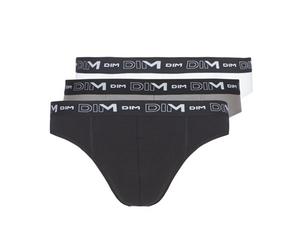 DIM Slip COTON STRETCH X3 in Nero T7