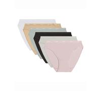 DIM Slip da donna Set di 6 | Les Pockets Cotone Ecodim | Morbidezza e comfort | Cintura invisibile | Multicolore | Stile classico