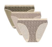 Dim Slip Donna con Tasche in Cotone x3 | Slip Multicolore | Comfort in Cotone ed Elastan | Cintura Morbida | Stile Quotidiano, Multicolore, S