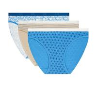 DIM Slip donna con tasche in cotone x3 | Slip multicolore | Comfort in cotone ed elastan | Cintura morbida | Stile quotidiano