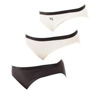 DIM Slip Pockets in Cotone Elasticizzato Donna x3, Pacchetto Fiocco Nero, S