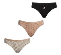 DIM Slip donna con tasche in cotone x3 | Slip multicolore | Comfort in cotone ed elastan | Cintura morbida | Stile quotidiano