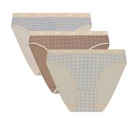 Dim Slip Donna con Tasche in Cotone x3 | Slip Multicolore | Comfort in Cotone ed Elastan | Cintura Morbida | Stile Quotidiano, Multicolore, M
