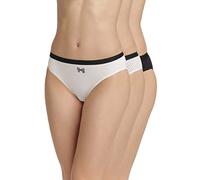 DIM Slip Pockets in Cotone Elasticizzato Donna x3, Pacchetto Fiocco Nero, XL